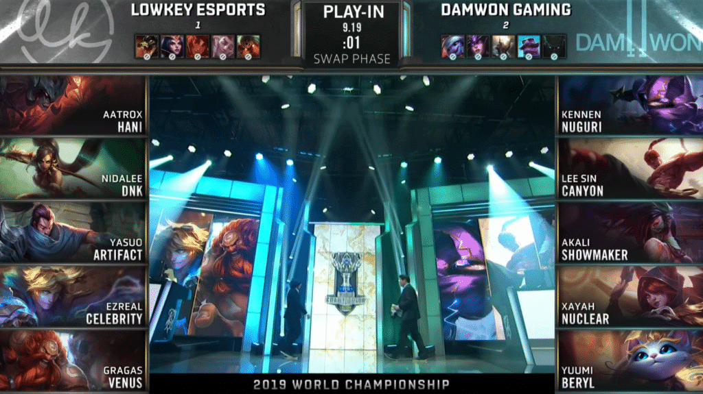 LoL Worlds 2019 Play In Knockout LK DWG Game 4