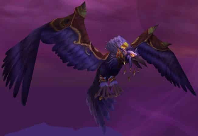 THe Druid Epic Flight Form for Night Elf players in WoW Classic.