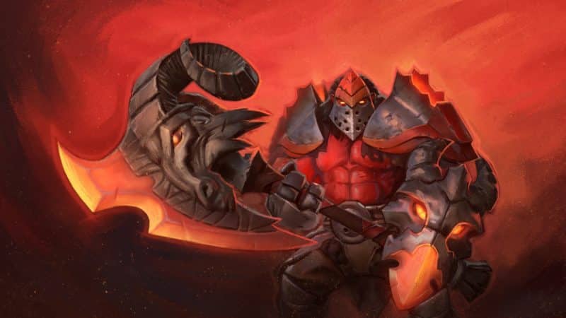Axe blinks in to battle