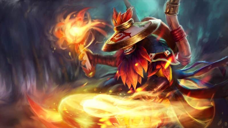 Shadow Shaman prepares to destroy towers in Dota 2