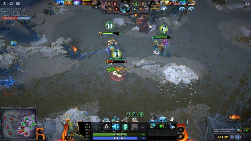 Chen purchases Arcane Boots for more mana in Diretide