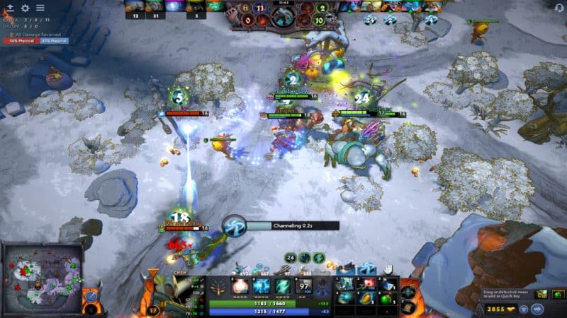 Chen purchases Gleipnir to root enemies in Diretide