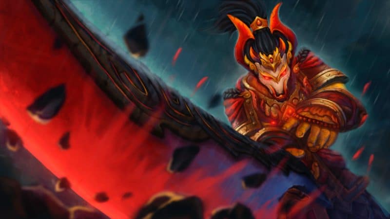 Juggernaut kills enemies using Blade Dance