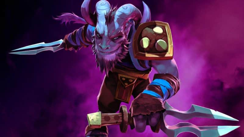 Riki blinks on a Taffy Guardian to deal bonus damage