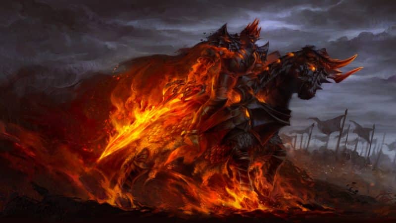 Chaos Knight assists Terrorblade in destroying enemy towers