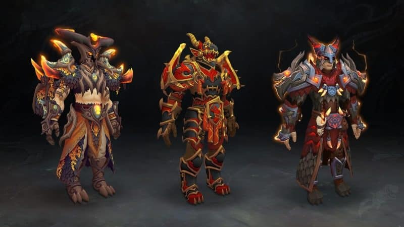 10.1 tier set appearance Druid warrior shaman