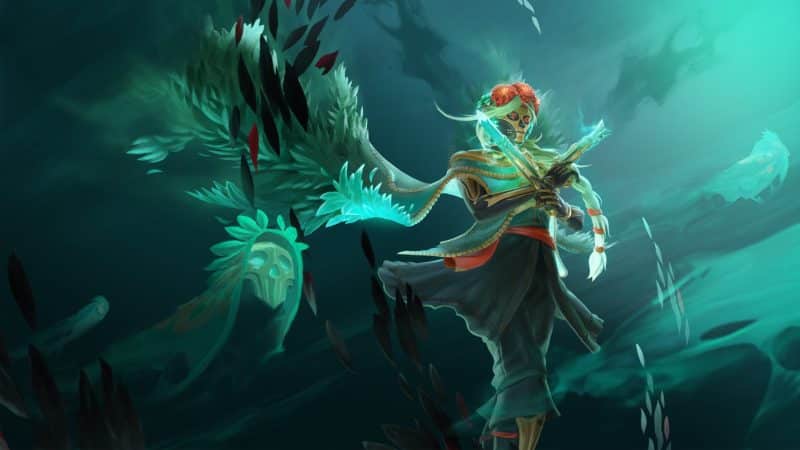 Dota 2 - Muerta makes her foes retreat using Dead Shot