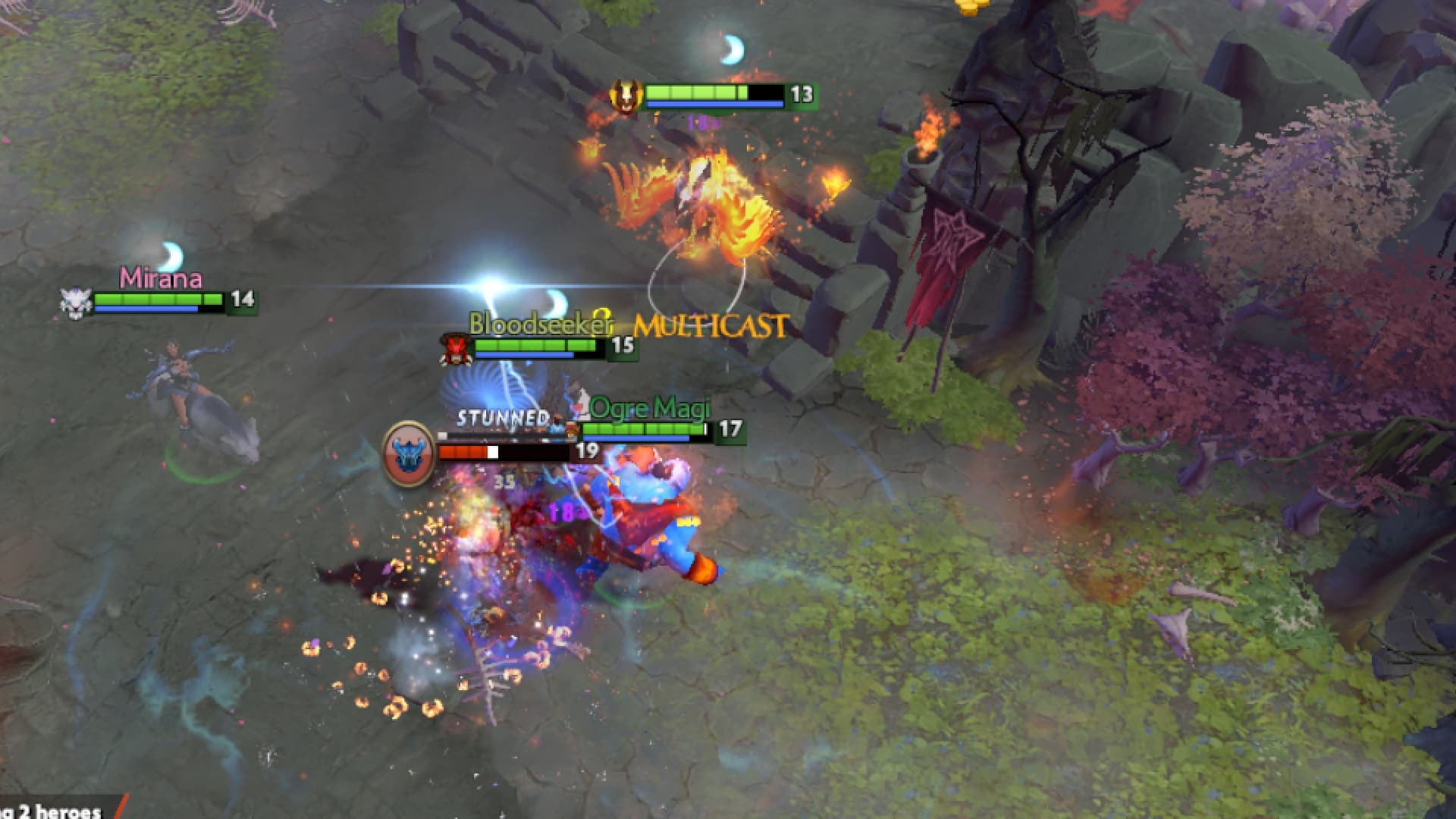 Phoenix counts Razor using Fire Spirits