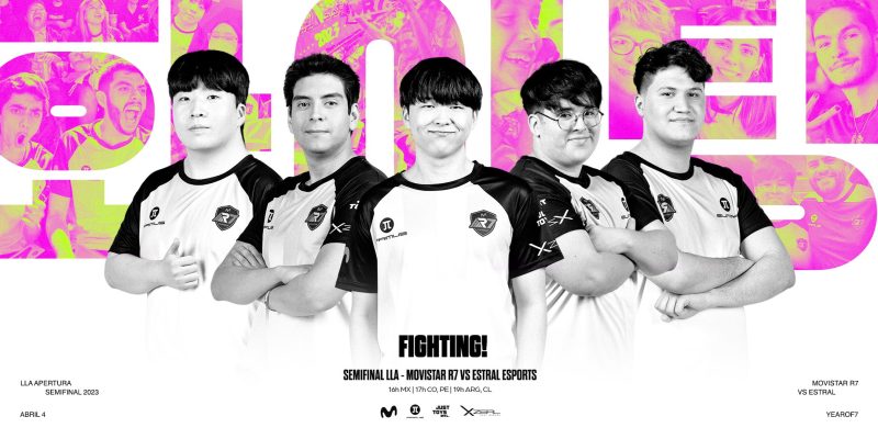 Movistar R7 after winning the LLA