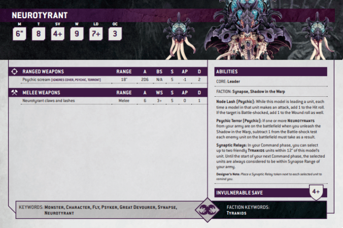 Warhammer 40k Leviathan Box Unit Datasheets are Here – and They Look Great!