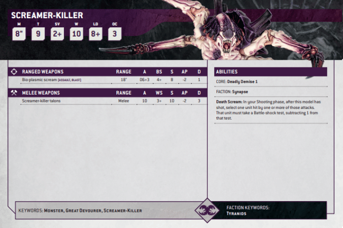 Warhammer 40k Leviathan Box Unit Datasheets are Here – and They Look Great!