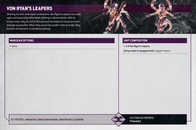 Warhammer 40k Leviathan Box Unit Datasheets are Here – and They Look Great!