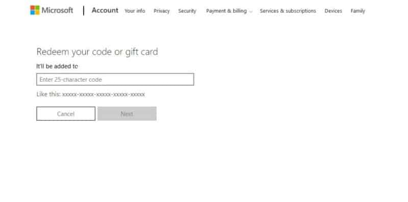 redeem xbox game pass code website