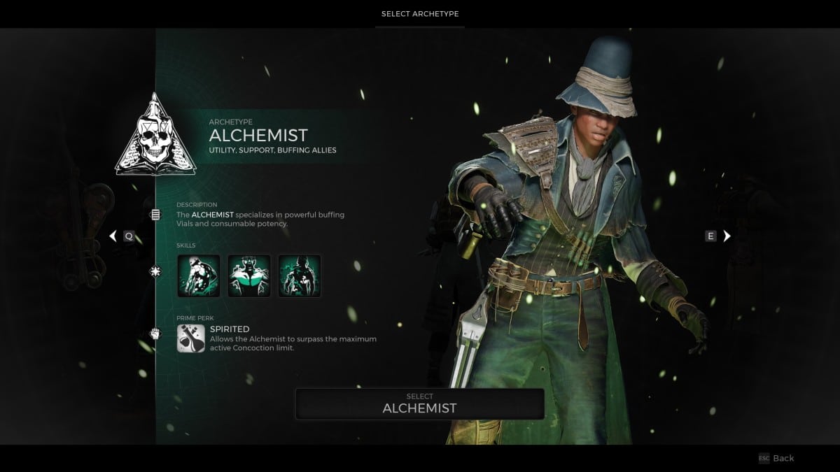 Remnant 2 Alchemist archetype 
