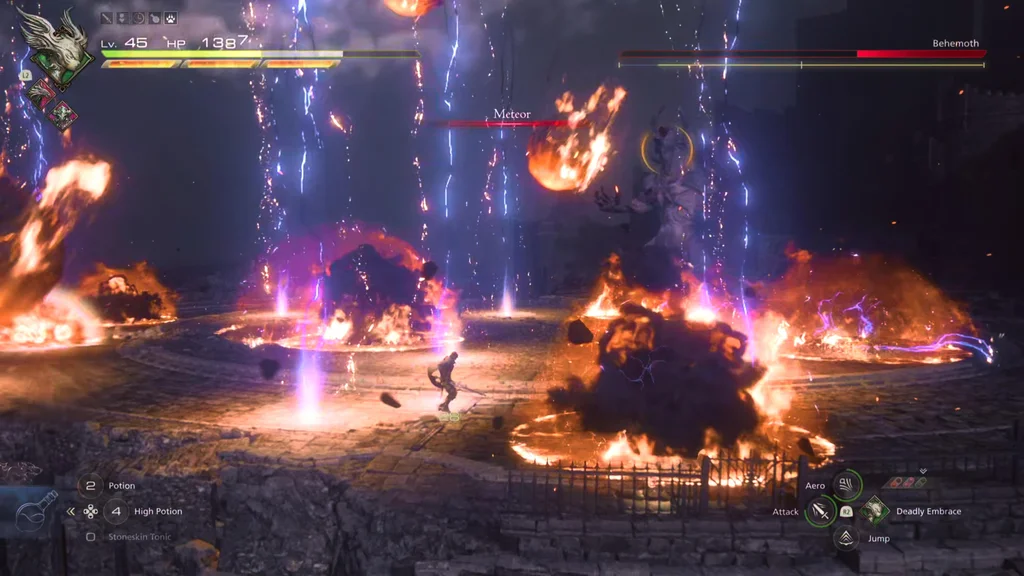 final fantasy 16 behemoth