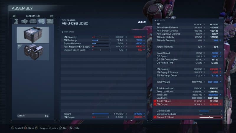 Armored Core 6 EN Load and EN