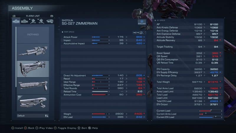 Armored Core 6 Damage Types