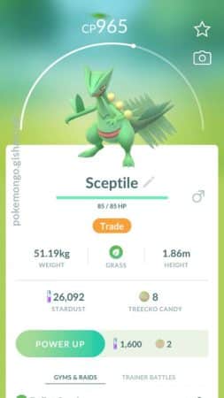 grass legendary Pokemon pokemon go