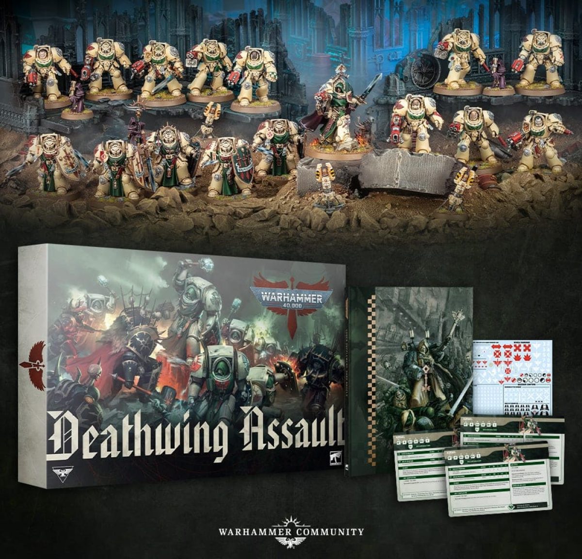 Warhanmer 40K Dark angels バトルフォース & Deathwing Assault box