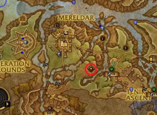 Farm location map