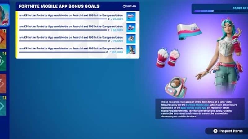 Fortnite iOS Quests