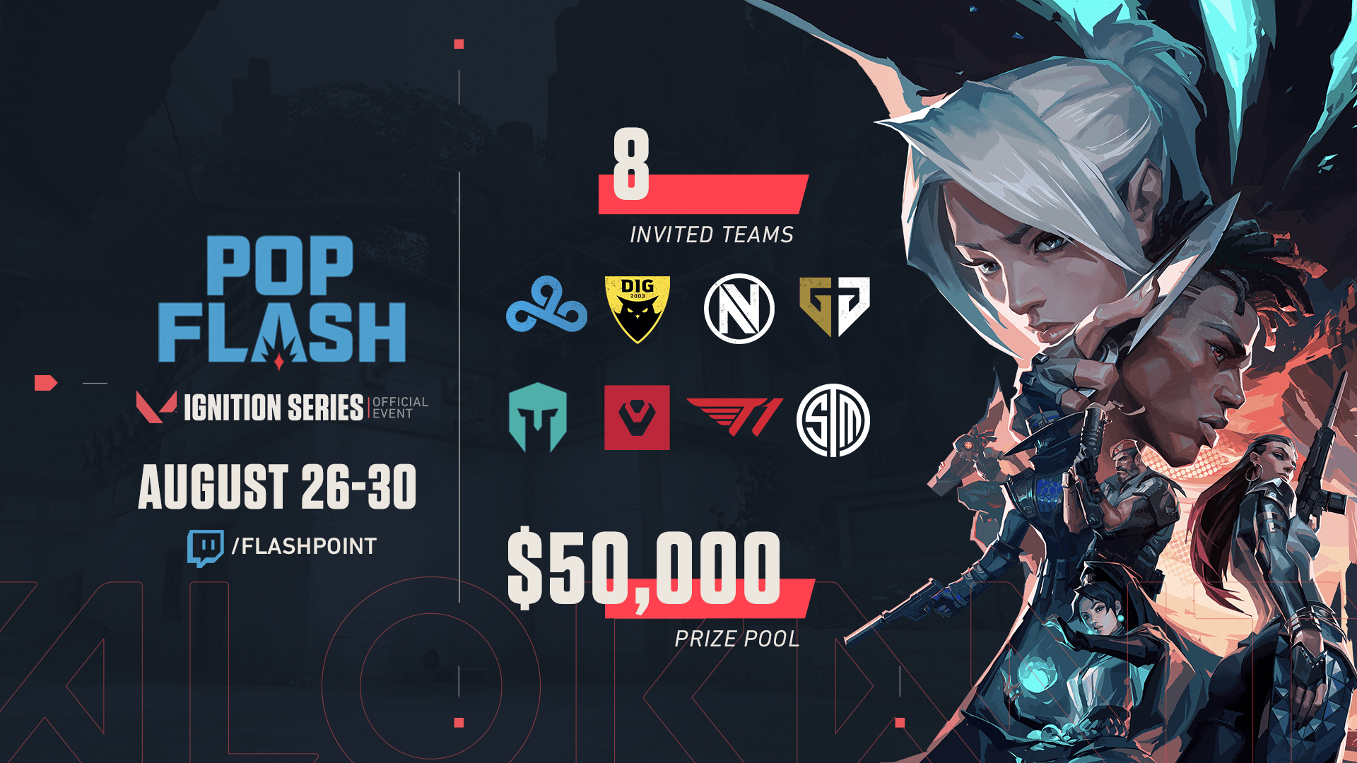 Ignition Series 'Pop Flash' Tournament Releases Day 1 Schedule