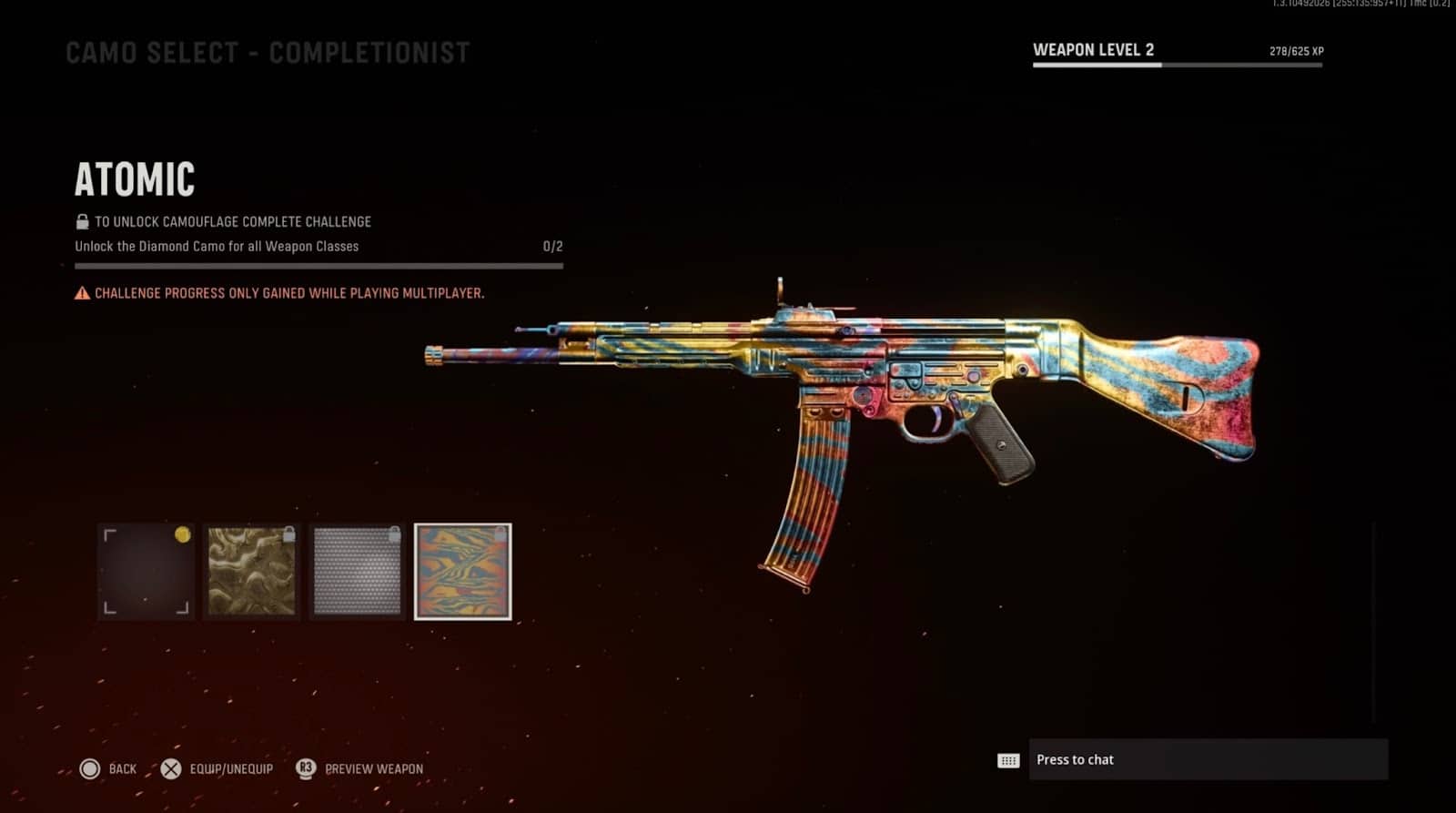How To Unlock Gold, Diamond And Atomic Camos In CoD Vanguard