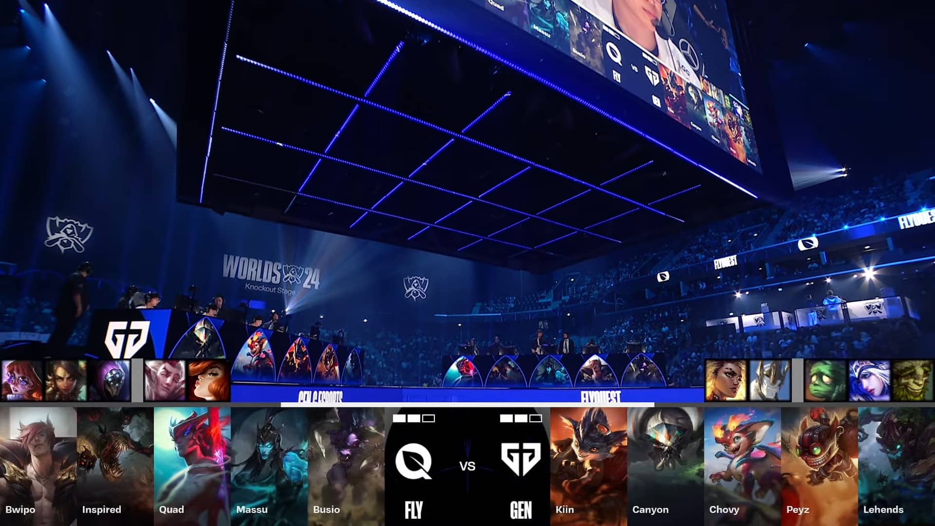 FlyQuest vs Gen.G Recap – Worlds 2024 Quarterfinals Day 4